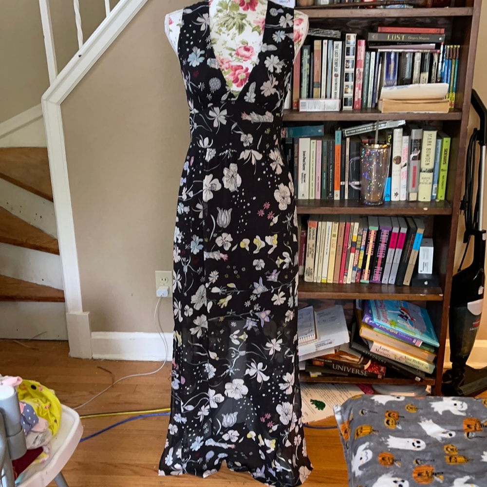 H&M Chiffon Maxi Dress